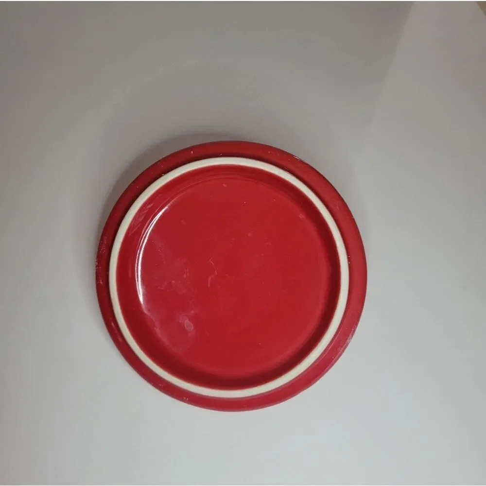 Mrs Claus Secret Recipe Covered Pot Red and White